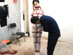 Chinese Bondage - Red Rope Harness