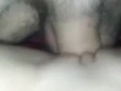 Sex with gf up close on bed