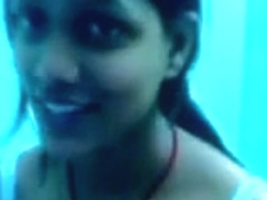 Skinny Indian chick loves to flash