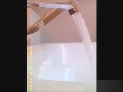 COUSIN'S EXGF WASHROOM MASTURBATION CHEATING ON WEB CAMERA