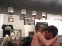 Students fuck in classroom after hours