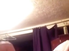 Busty redhead girl has cybersex with her bf on skype