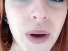 Young and horny redhead