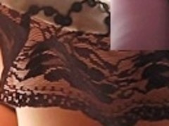 Dark underware on up petticoat close up episode