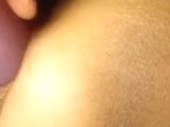 Juicy Crack gaping done right for a brown skin mature lady