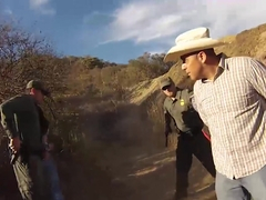 Pretty latina Josie Jaeger rides on an officers hard cock