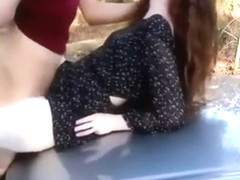 nerdy redhead accepts a dare to fuck