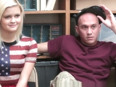 Amateur teen thief cummed