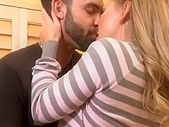 Naughty teen babe is satisfying her serious bastard