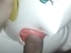 bj and cum with a doll