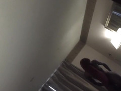 Big booty girl secretly recorded while on webcam