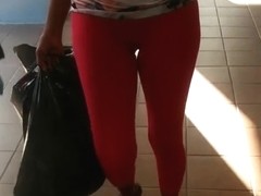 Leggins Rojo Rica Por Adelante Rica Por Atras