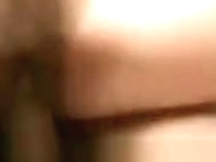 Hairy brunette who adores fat peckers does fine blowjob