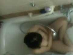 masturbating in the bathroom