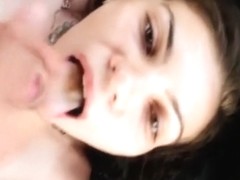 Great sucking in the van