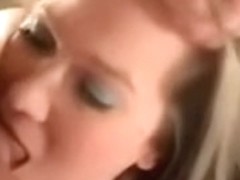 legal age teenager cutie deepthroating a large knob