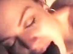 Corey gives a blow-job in the shower