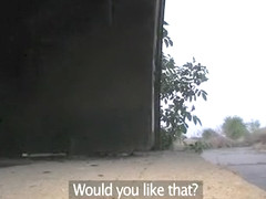 PublicAgent Katia is take to a shelter and fucked hard by a big cock