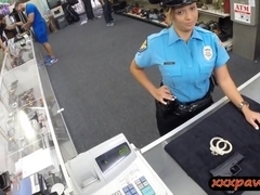 Ms police officer fucked by pawnkeeper at the pawnshop