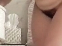 Voyeur solo porn video with naked plumper in her bedroom