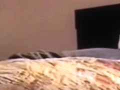 Girl watches porn and masturbates on spycam