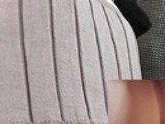 Bubble gazoo up constricted sweaterdress