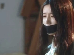 Chinese Girl Tape Gagged