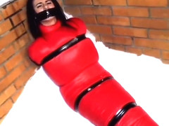 Girl Taped Up In Sleeping Bag Left Outside