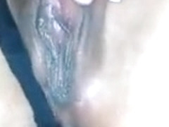 While she watching lesbian porn video