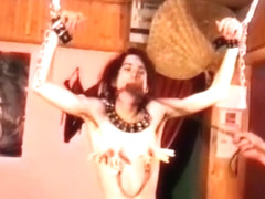 Hard BDSM of a slim fit brunete