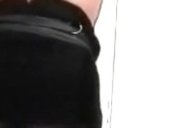 Gay strips and shows his gluteus max