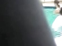 Couple has sex in public pool