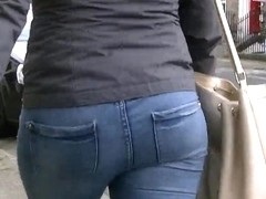 Candid tight teen jeans