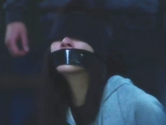 Woman Tape Gagged And Blindfolded