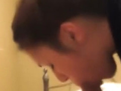 college brunette sucks and fucks dude