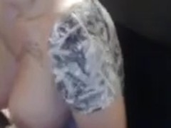 Large zeppelins masturbating and squirting in chair