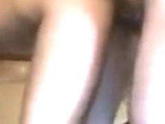 Horny brunette babe pleasing two hard big cocks in threesome