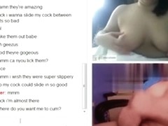 Fat girl has cybersex with a stranger on omegle