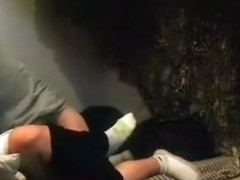 Nerd gets his dick wet in his mancave. did he pay for that pussy?
