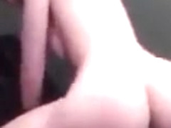 Beautiful hot girl riding a dildo