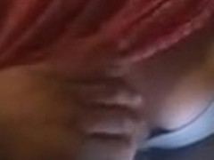 touching girlfriends breasts