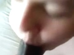 Teenage BBW facialized by black dick