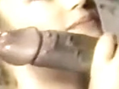 White Woman Loves to suck Black Cock