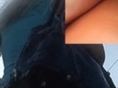 Golden-Haired hotty's upskirt