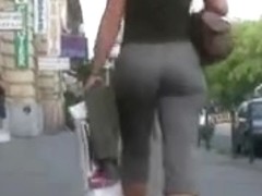 Amazing Mature's Ass Walking
