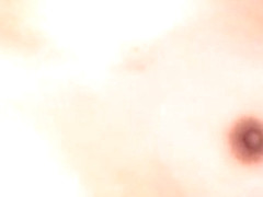 Anna masterbates to orgasm on sofa