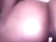 BLACK BITCH SQUIRTS HARD WITH DILDO