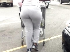 Wide Black Ass Gray Jumpsuit..