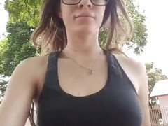 college girl public flash and masturbate