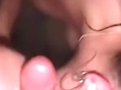 Tow slutty beauties devour a 10-Pounder